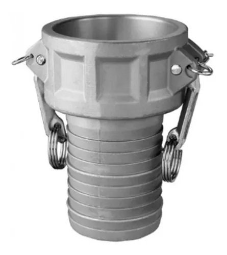 ACOPLE A ESPIGA  2 HEMBRA CON MANIJAS - ALUMINIO