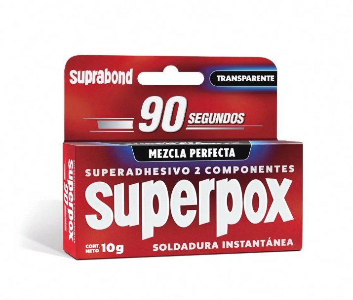 SUPERADHESIVO SUPERPOX 90SEG TRANSPARENTE SUPRABOND