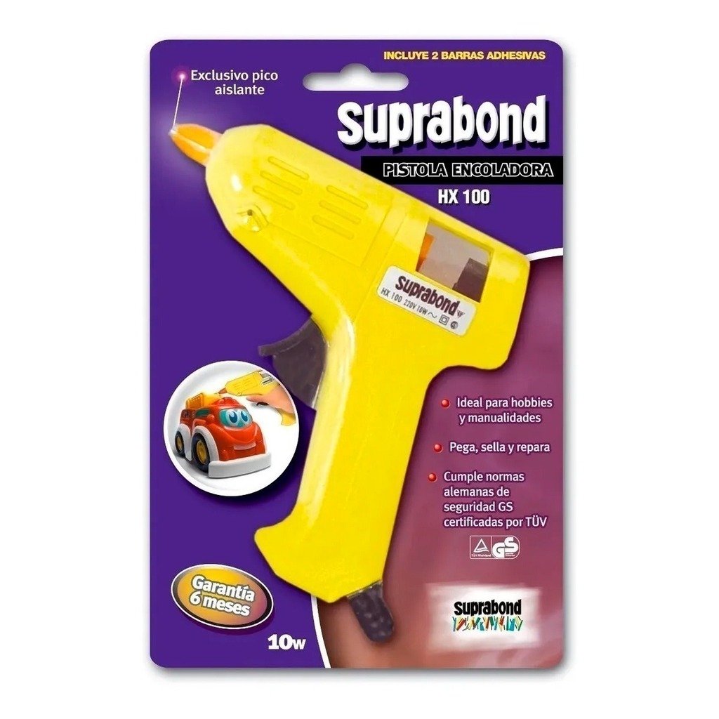 PISTOLA APLICADORA SILICONA PHX 100 AMARILLA SUPRABOND