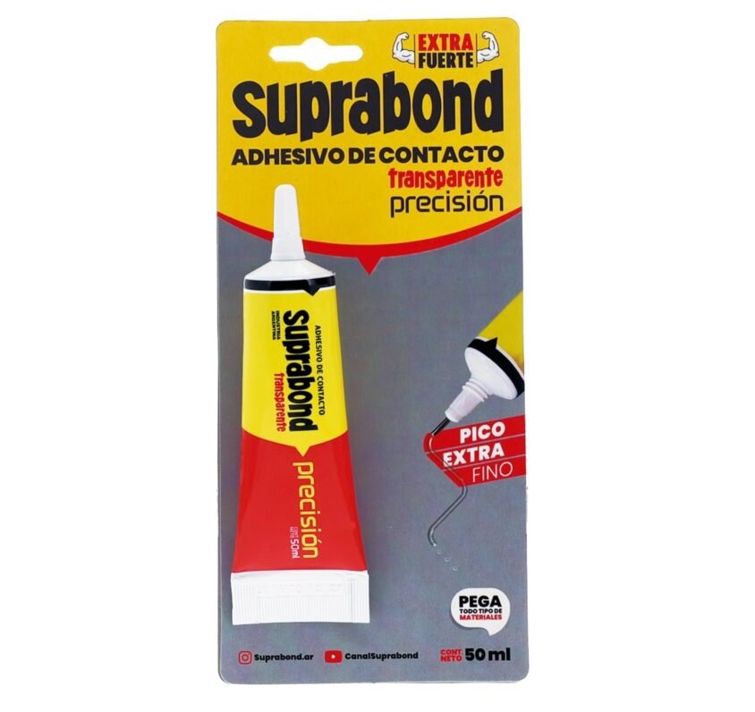 ADHESIVO DE CONTACTO DE PRECISION 50ml SUPRABOND TRANSP.