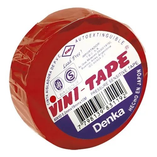 CINTA VINI-TAPE 20MTS ROJA