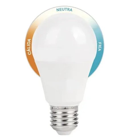 LAMPARA LED A60 9W LUZ CALIDA/DIA/NATURAL TBCIN