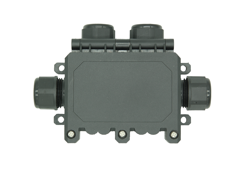 CAJA ESTANCA IP68 4 ENTRADAS Y BORNERA 2.5MM 4 VIAS