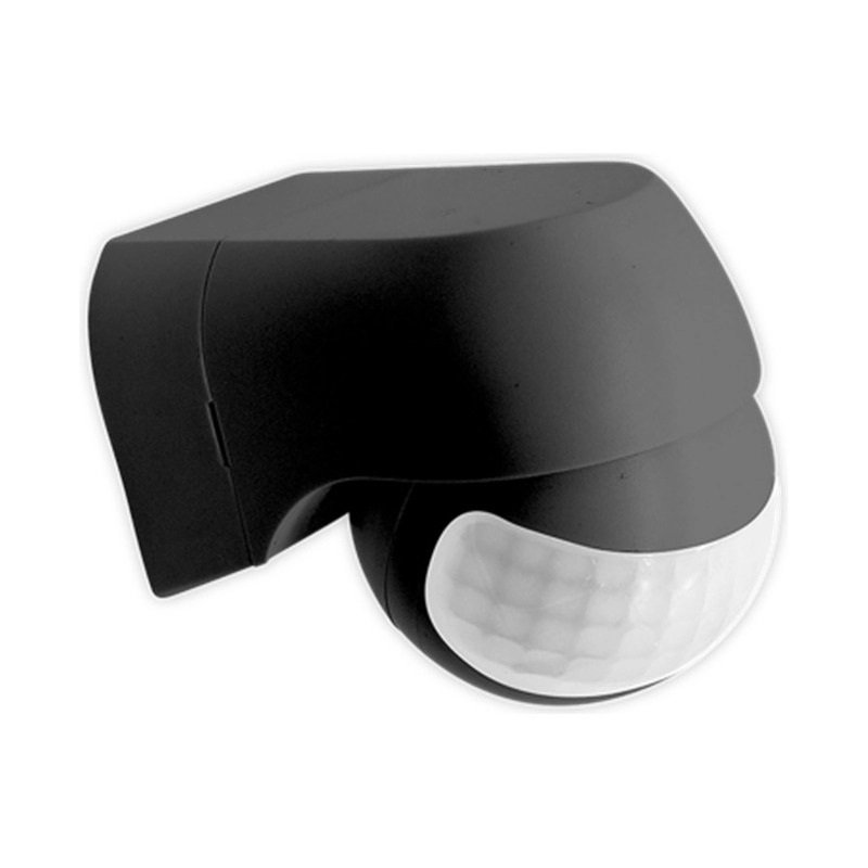DETECTOR DE MOVIMIENTO INFRARROJO TBCIN NEGRO 180°