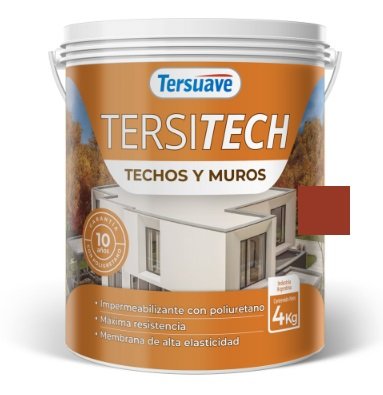 TERSITECH TECH/MURO ROJO TEJA 10KG