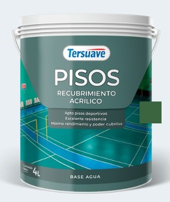 TERSPORT PISO 4LTS VERDE TERSUAVE