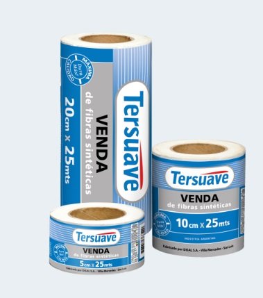 VENDA FIBRA 10CM X 25MTS TERSUAVE