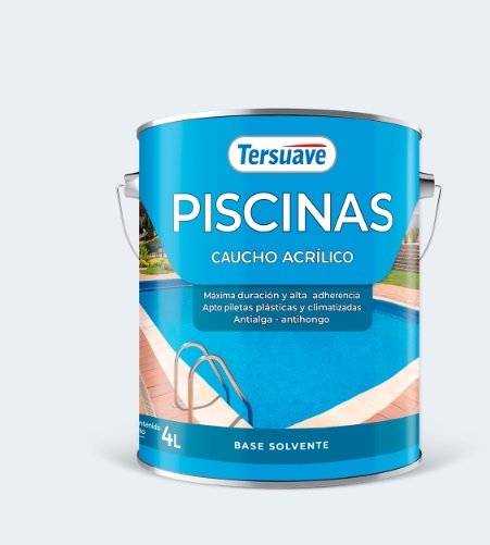 PINTURA PISCINA SOLVENTE (FIBRA) 4LTS CELESTE