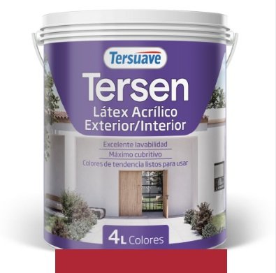 LATEX TERSEN ROJO PASION 4LTS