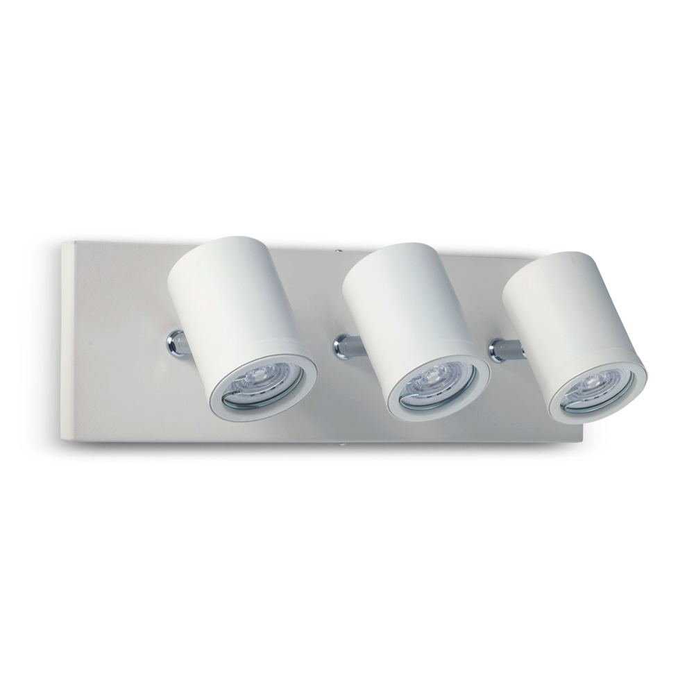 SPOT RUMA 3 LUCES PLATIL