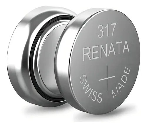 PILA RENATA OXIDO DE PLATA 317 RELOJ