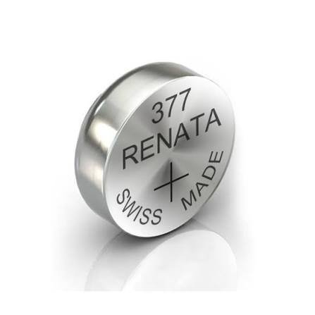 PILA RENATA OXIDO DE PLATA 377 RELOJ