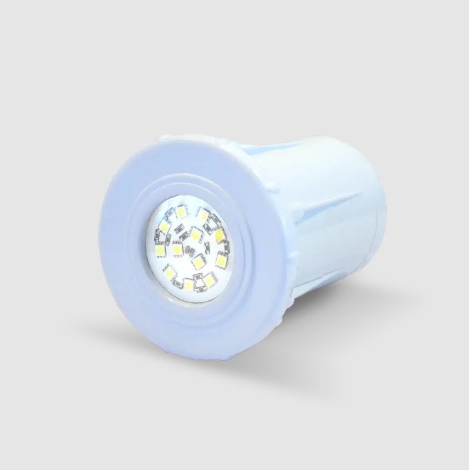 OPTICA CHICA VULCANO EMBUTIR FIBRA RGB